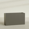 Darwin Extra Large Long Rectangle Fiberglass Planter - 72 in x 24 in x 42 in - Matte Bronze - Matte Bronze,72 in x 24 in x 42 in