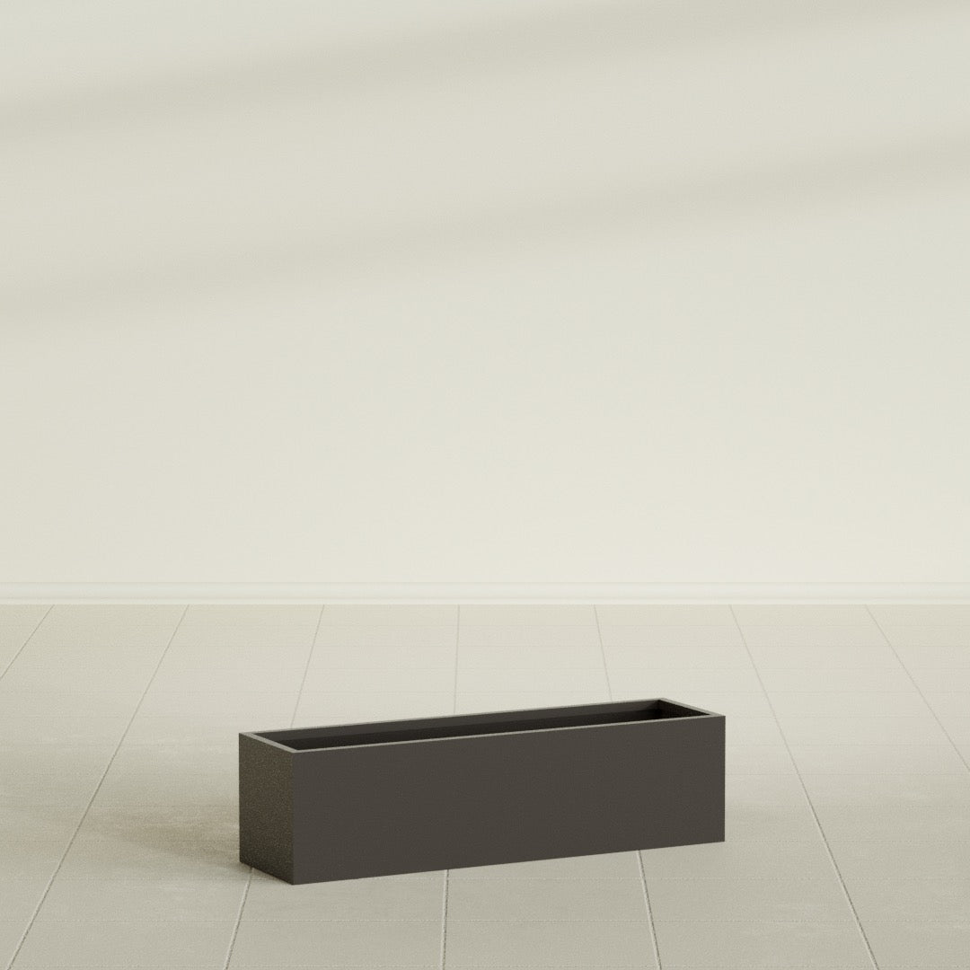 Monaco Rectangle - 26in x 7in x 7 - Matte Brown - Matte Brown,26 in x 7 in x 7 in