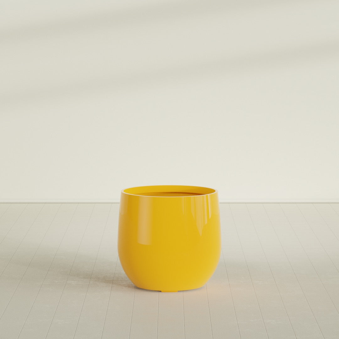 Westfield - 27in diam. x 25in - Gloss Saffron - Gloss Saffron,27 in diam. x 25 in H