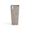 Rotterdam Medium Tall Square Planter - 12.6 in x 12.6 in x 27.5 in - Taupe - Taupe,12.5 in x 12.5 in x 27.5 in,Planter Only