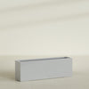 Tolga Extra Large Long Rectangle Fiberglass Planter - 72 in x 16 in x 24 in - Metallic Silver - Metallic Silver,72 in x 16 in x 24 in