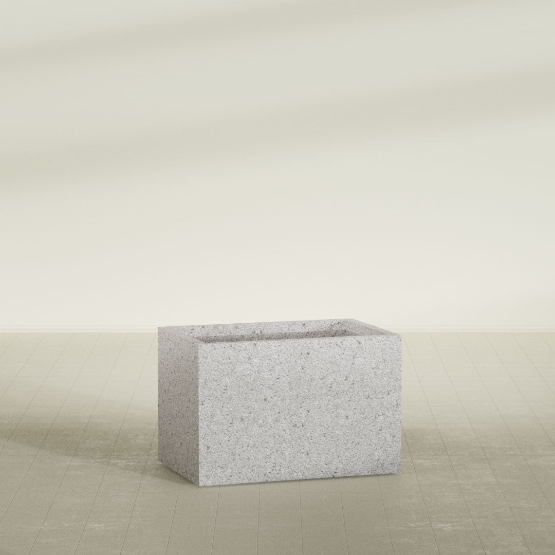 ProTone Fiberglass Premium Finish Large Rectangle Planter - 36 in x 24 in x 24 in - StoneLight - Pearlstone - StoneLight - Pearlstone,36 in x 24 in x 24 in