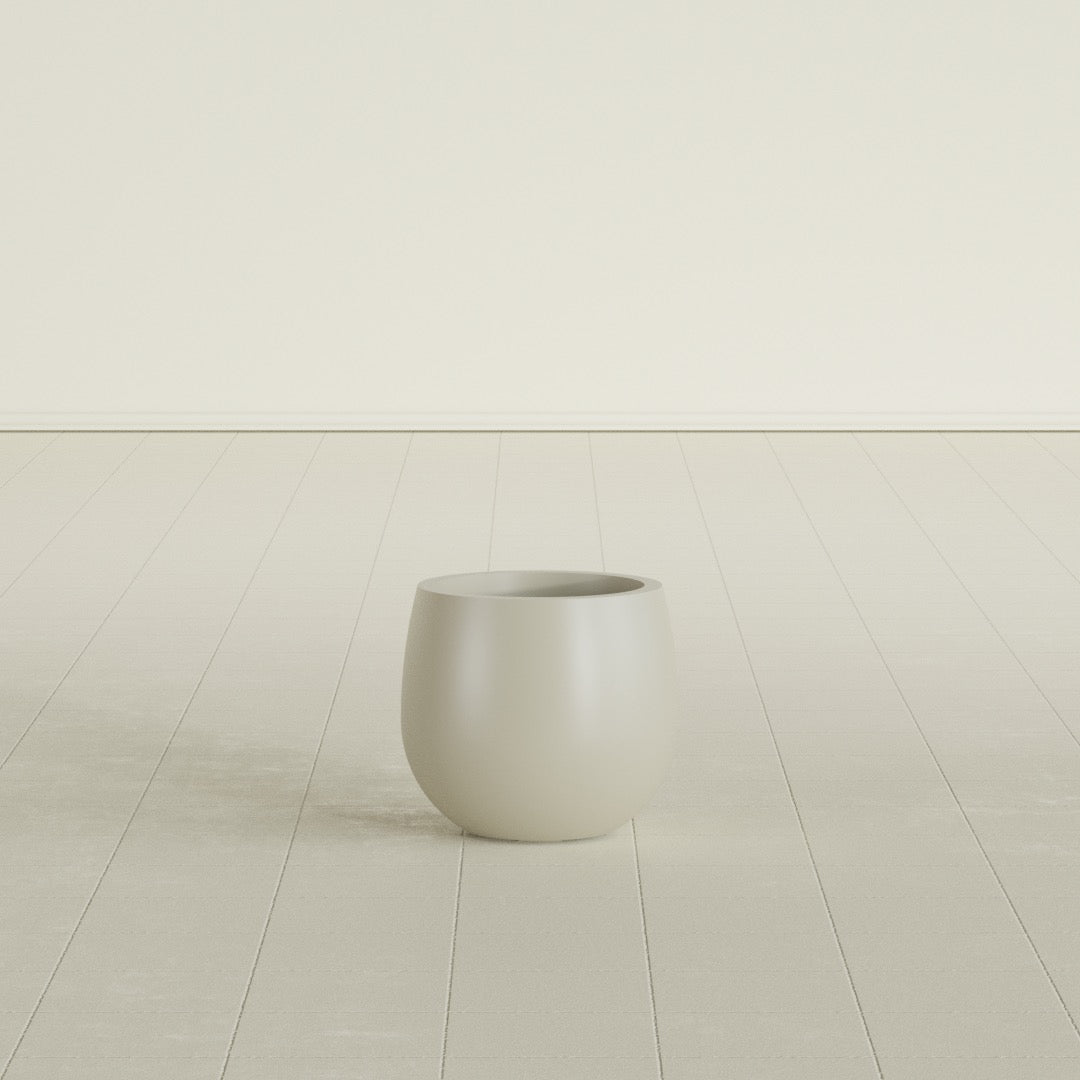 Westfield - 10in diam. x 9in - Satin Beige - Satin Beige,10 in diam. x 9 in H