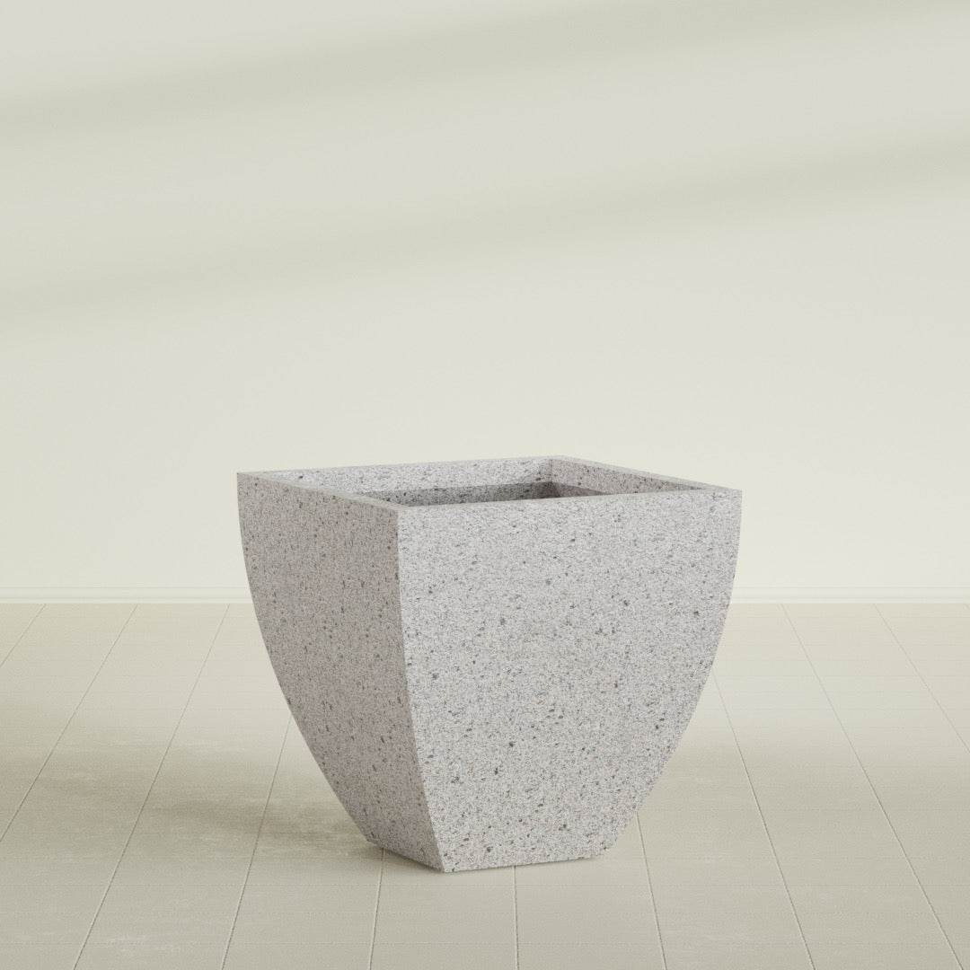 Tapered Square - 30in x 30in x 30in - StoneLight - Pearlstone - StoneLight - Pearlstone,30 in x 30 in x 30 in