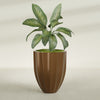 Alicante Medium Round Fiberglass Planter - 26 in x 26 in x 32 in - Metallic Bronze - Metallic Bronze,26 in x 26 in x 32 in