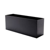 Rectangle Large Rectangle Plastic Planter - 30 in x 7 in x 7 in - Matte Black - Matte Black,30 in x 7 in x 7 in - Matte Black,30 in x 7 in x 7 in