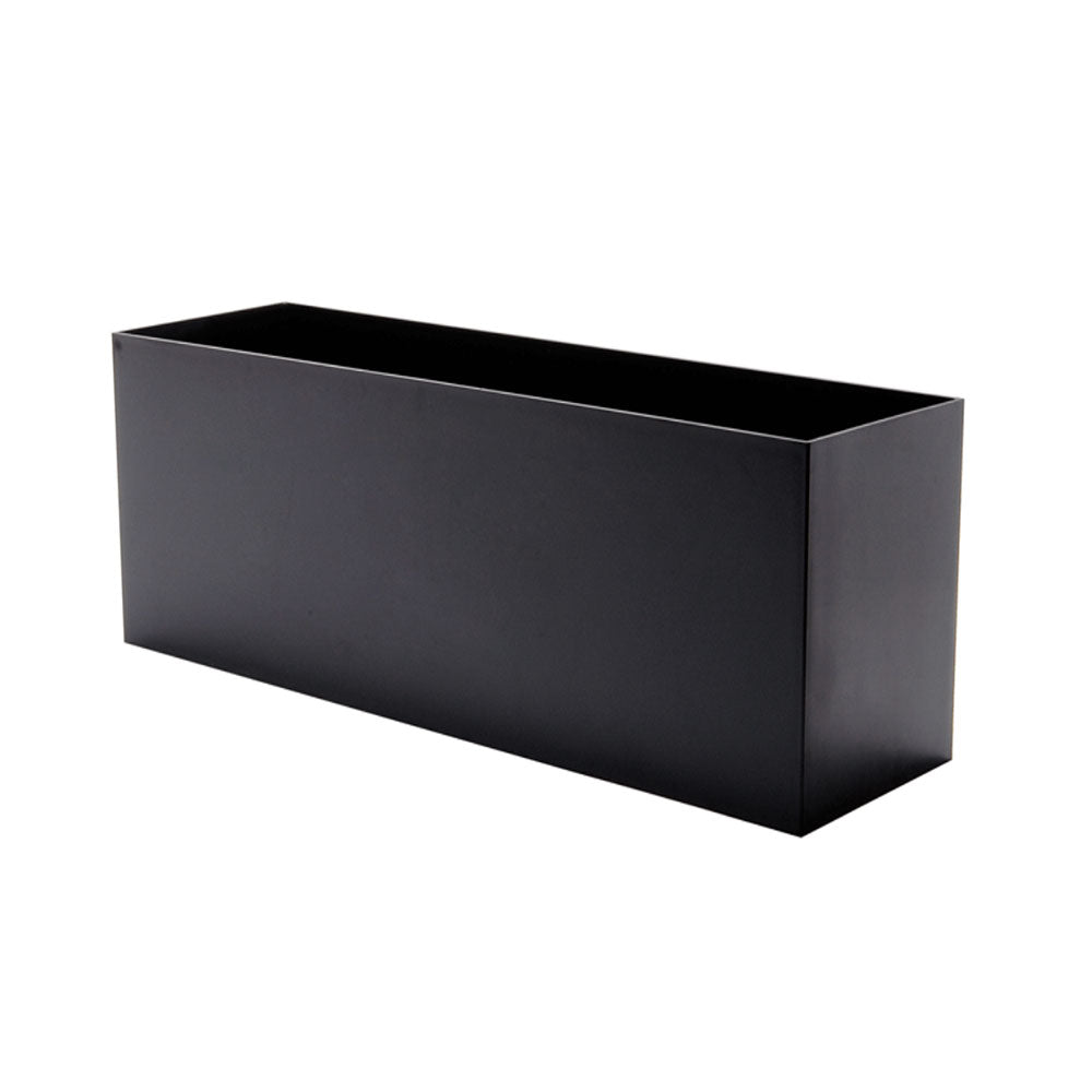 Rectangle Large Rectangle Plastic Planter - 30 in x 7 in x 7 in - Matte Black - Matte Black,30 in x 7 in x 7 in - Matte Black,30 in x 7 in x 7 in