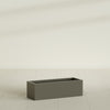 Reade Small Tabletop Rectangle Fiberglass Planter - 14 in x 5 in x 4.3 in - Matte Bronze - Matte Bronze,14 in x 5 in x 4.3 in