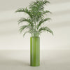 Corry Large Tall Cylinder Fiberglass Planter - 12 in x 12 in x 36 in - Satin Green - Satin Green,30 in x 30 in x 32 in