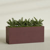 24"-Wide Rectangle - 72in x 24in x 32in - Weathered Steel - Rust - Weathered Steel - Rust,72 in x 24 in x 32 in