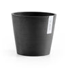 Amsterdam Small Round Planter - 8 in x 8 in x 7 in - Dark Grey - Dark Grey,8 in x 8 in x 7 in,Planter Only