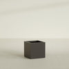 Montroy Medium Cube Square Fiberglass Planter - 24 in x 24 in x 24 in - Matte Brown - Matte Brown,24 in x 24 in x 24 in