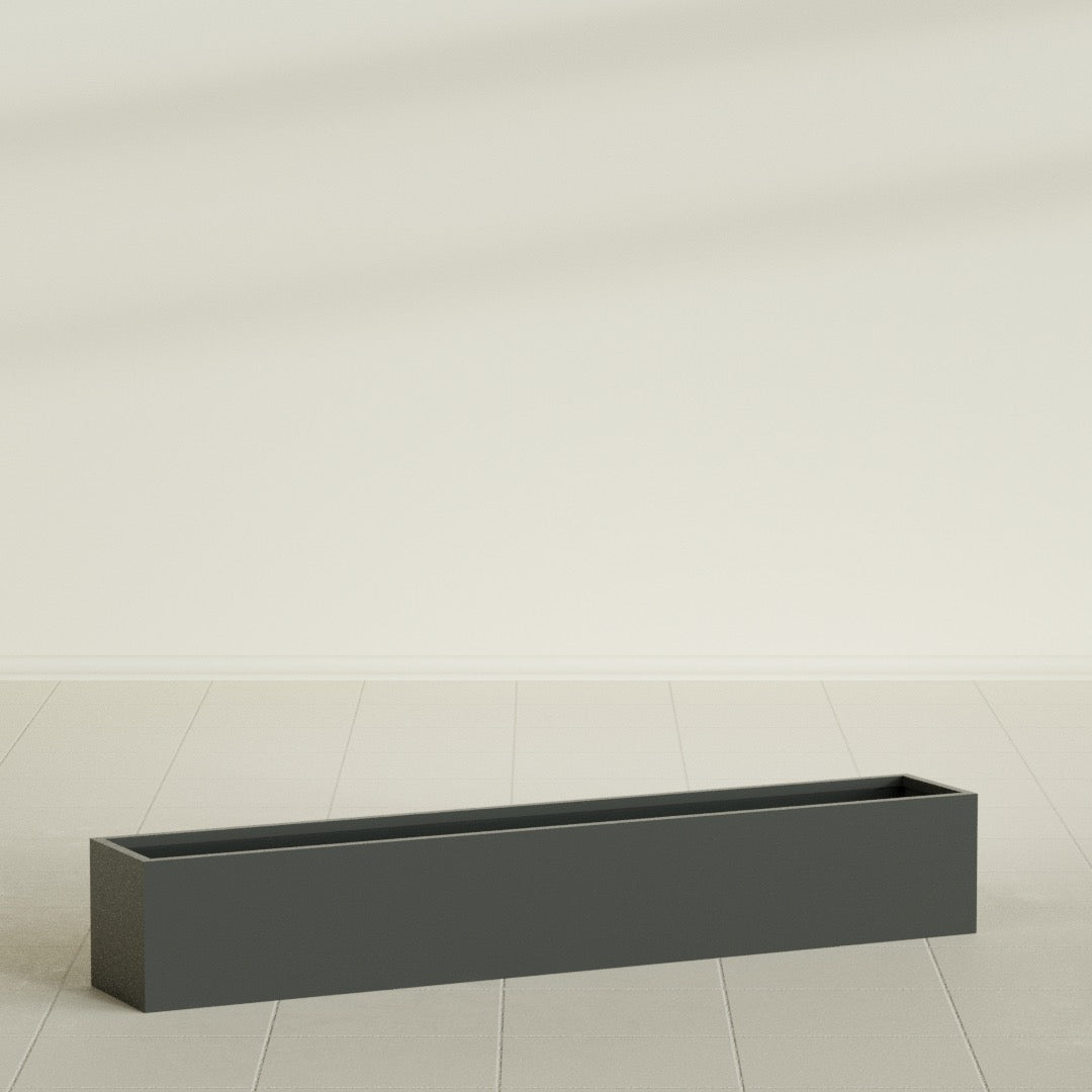 Monaco Rectangle - 44in x 7in x 7 - Matte Charcoal - Matte Charcoal,44 in x 7 in x 7 in