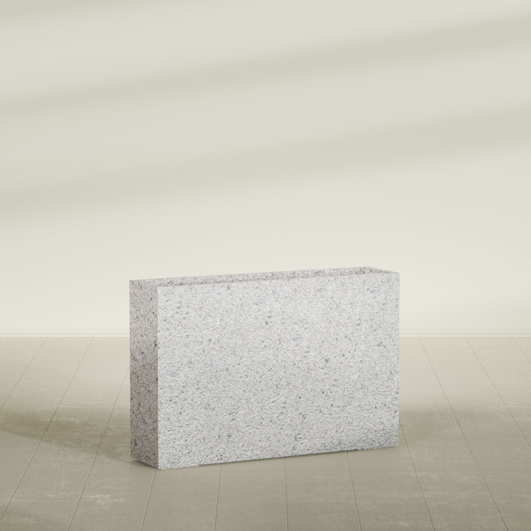 ProTone Fiberglass Premium Finish Extra Large Rectangle Planter - 48 in x 12 in x 32 in - StoneLight - Pearlstone - StoneLight - Pearlstone,48 in x 12 in x 32 in