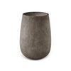 Mondo High Tall Planter – River Stone Finish – Fiberglass Indoor/Outdoor and Weather-Resistant Round Planter (21.6" D x 35.4" H Exterior, 20.3" D x 35.4" H Interior)River - River Stone,21.6 in diam. x 35.6 in