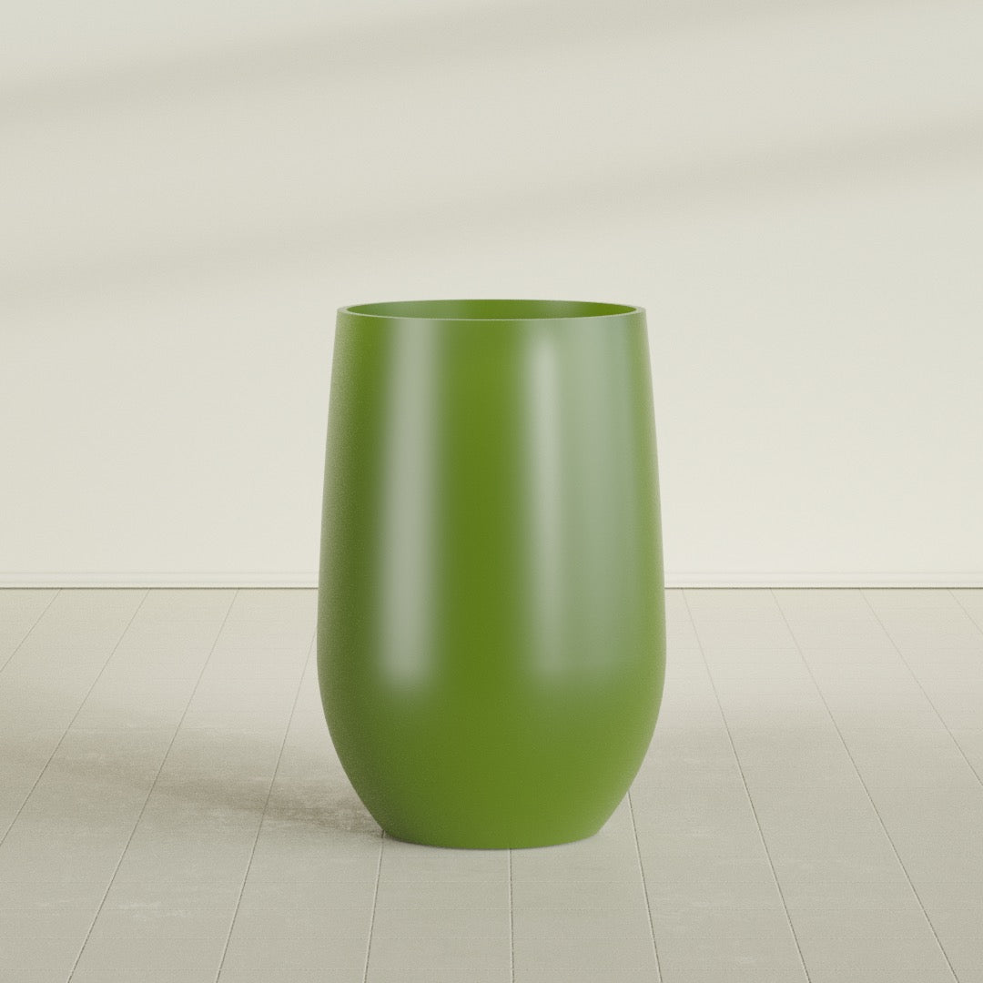 Westfield - 24in diam. x 36in - Satin Green - Satin Green,24 in diam. x 36 in H