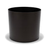 Hand-Foiled Floor Cylinder - 10.5in diam. x 10in - Brushed Espresso - Brushed Espresso,10.5 in x 10.5 in x 10 in