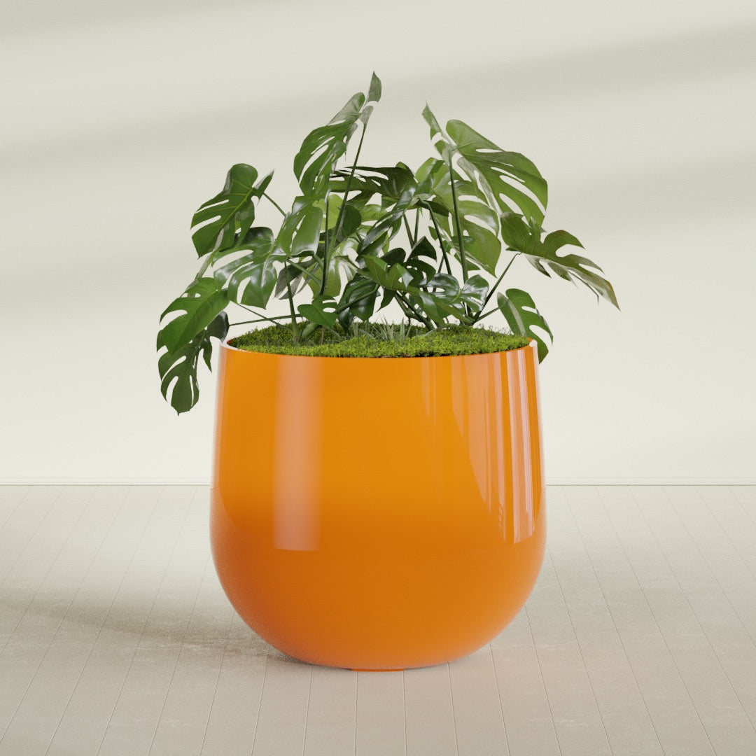 Westfield - 46in diam. x 41in - Gloss Tangerine - Gloss Tangerine,46 in diam. x 41 in H