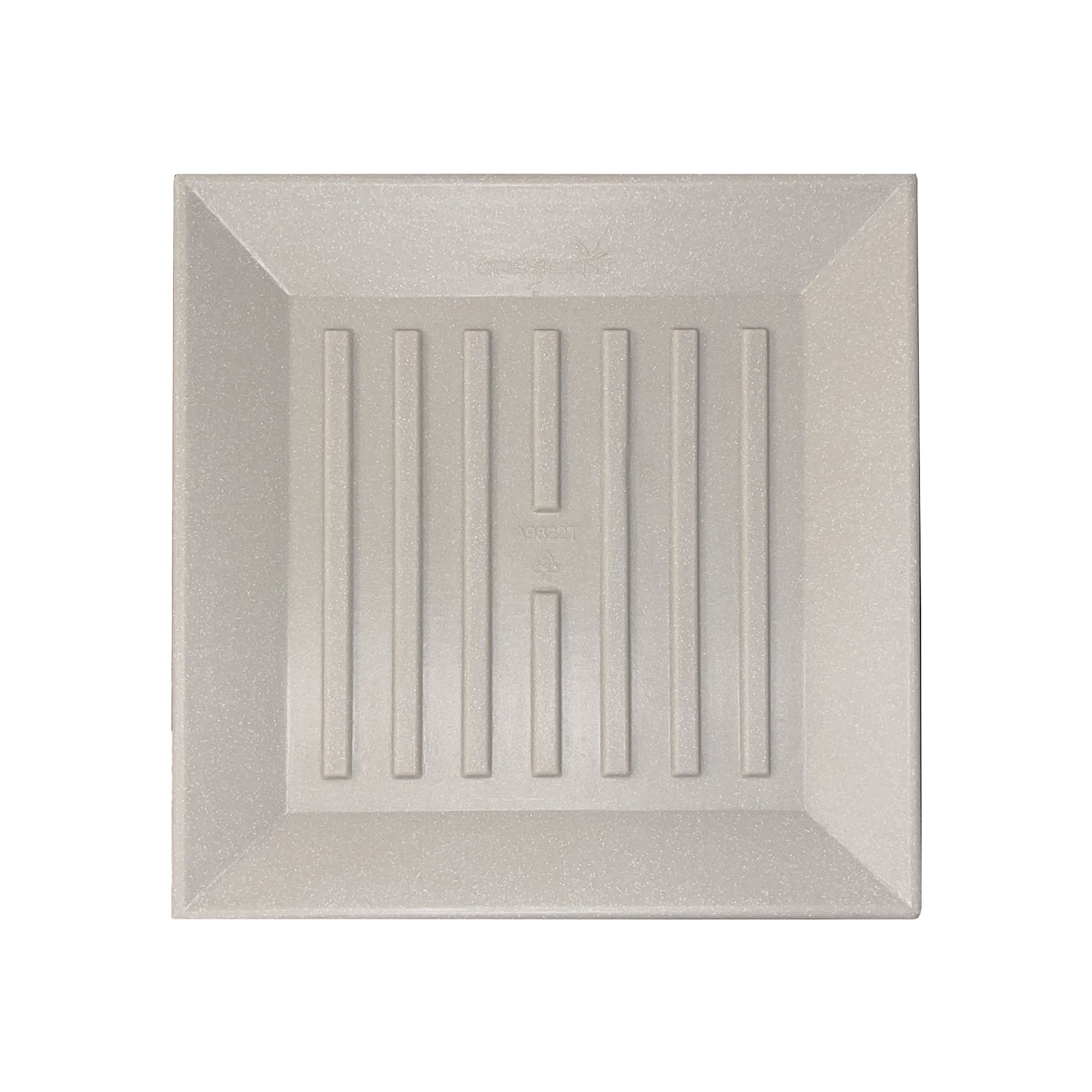 Square Saucer - 14in - Parchment - Parchment,14in