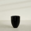Alicante Medium Round Fiberglass Planter - 22 in x 22 in x 27 in - Gloss Black - Gloss Black,22 in x 22 in x 27 in