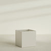 Montroy Extra Large Cube Square Fiberglass Planter - 48 in x 48 in x 48 in - Satin Beige - Satin Beige,48 in x 48 in x 48 in