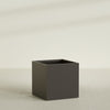 Montroy Large Cube Square Fiberglass Planter - 40 in x 40 in x 40 in - Matte Brown - Matte Brown,40 in x 40 in x 40 in