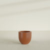 Alzira Medium Round Fiberglass Planter - 23 in x 23 in x 22 in - Matte Terracotta - Matte Terracotta,23 in x 23 in x 22 in