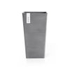 Rotterdam Medium Tall Square Planter - 12.25 in x 12.25 in x 22 in - Grey - Grey,12.25 in x 12.25 in x 22 in,Planter Only