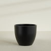 Wannsee Extra Large Round Fiberglass Planter - 50 in x 50 in x 44 in - Matte Black - Matte Black,50 in x 50 in x 44 in