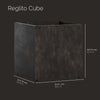 Reglito Cube - 31.5in x 31.5in x 32in - Brown Stone - Brown Stone,31.5 in x 31.5 in x 32.1 in