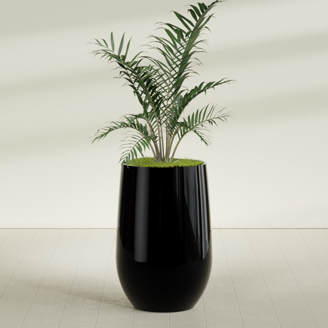 Westfield - 24in diam. x 36in - Gloss Black - Gloss Black,24 in diam. x 36 in H