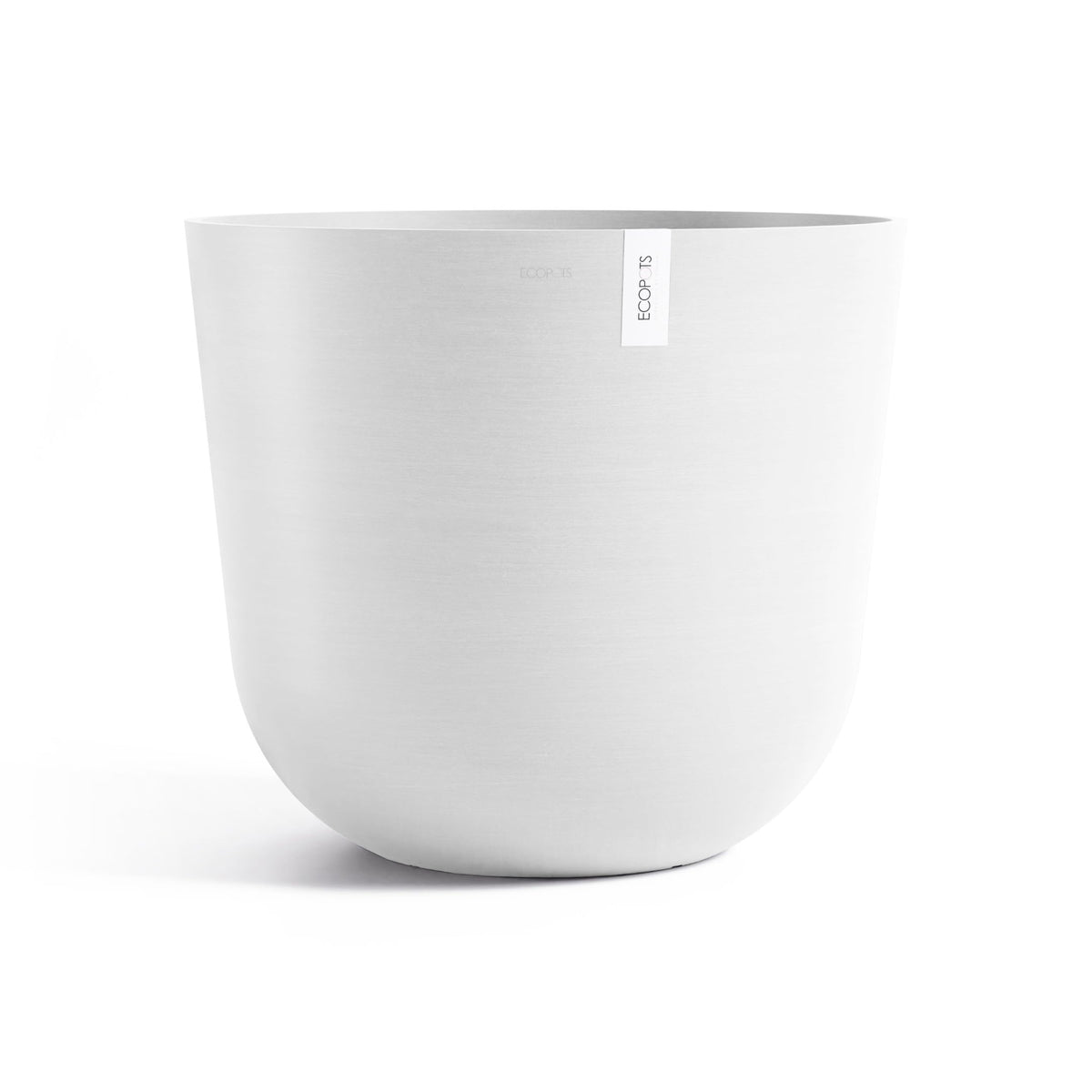 Oslo Medium Round Planter - 25.5 in x 25.5 in x 22.3 in - Pure White - Pure White,25.5 in x 25.5 in x 22.25 in,Planter Only