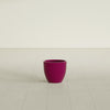 Wannsee Small Round Fiberglass Planter - 15 in x 15 in x 13 in - Gloss Eggplant - Gloss Eggplant,15 in x 15 in x 13 in