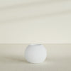 Globe Medium Sphere Fiberglass Planter - 24 in x 24 in x 19 in - Gloss White - Gloss White,24 in x 24 in x 20 in