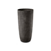 Lofto Tall Planter – Brown Stone Finish – Fiberglass Indoor/Outdoor and Weather-Resistant Large Planter (14.5" D x 30.5" H Exterior, 13.4" D x 30.3" H Interior) - Brown Stone,14.6 in diam. x 30.5 in
