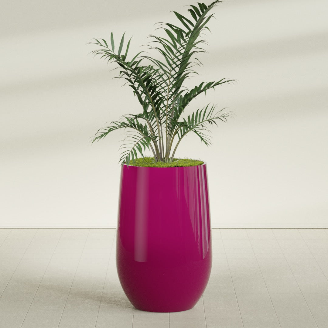 Westfield - 24in diam. x 36in - Gloss Eggplant - Gloss Eggplant,24 in diam. x 36 in H