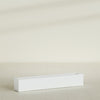 Salon Large Tall Rectangle Fiberglass Planter - 48 in x 8 in x 8 in - Matte White - Matte White,48 in x 8 in x 8 in