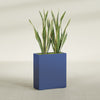 Perth Large Tall Rectangle Fiberglass Planter - 36 in x 16 in x 42 in - Matte Cobalt Blue - Matte Cobalt Blue,36 in x 16 in x 42 in