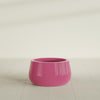 Short Hayden Small Round Fiberglass Planter - 16 in x 16 in x 8 in - Gloss Pink Violet - Gloss Pink Violet,16 in x 16 in x 8 in