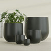 Westfield - 15in diam. x 14in - Matte Charcoal - Matte Charcoal,38 in diam. x 36 in H