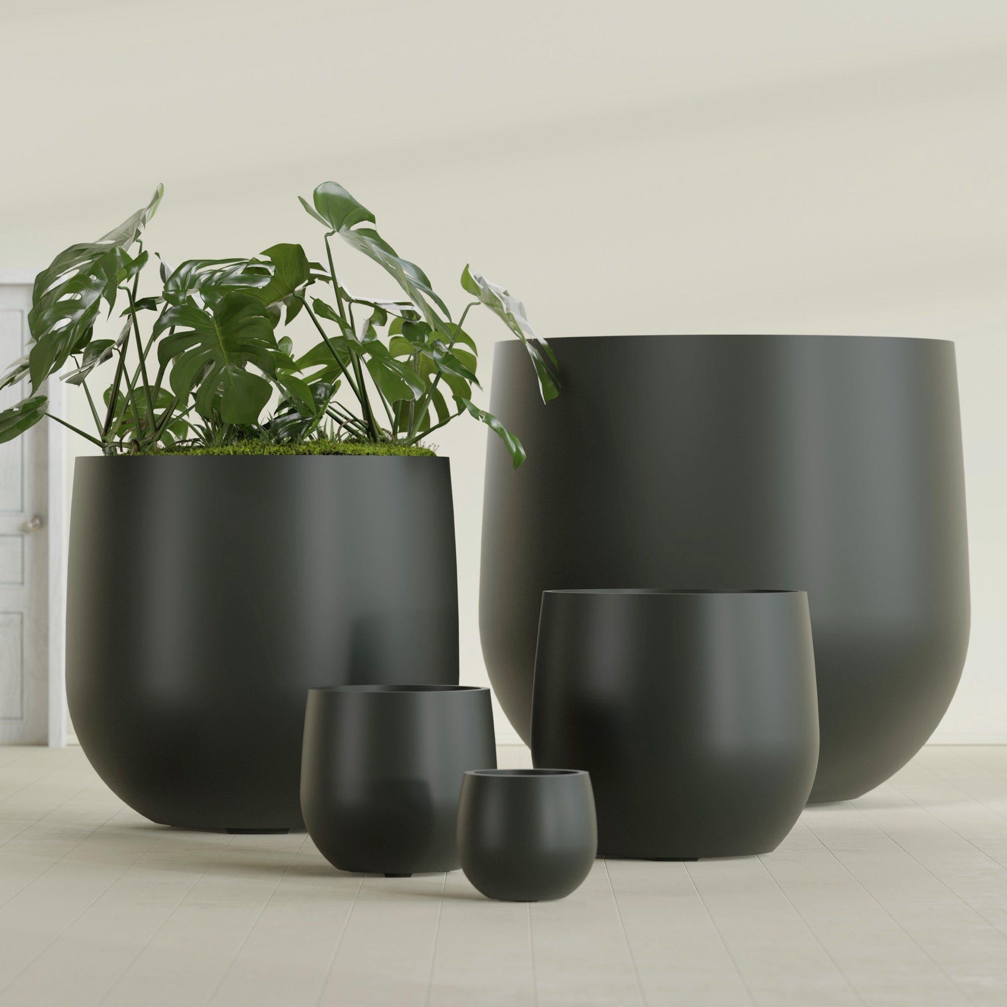 Westfield - 15in diam. x 14in - Matte Charcoal - Matte Charcoal,38 in diam. x 36 in H