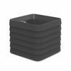 Slat Square with TruDrop™ Self-Watering - 22in x 22in x 19.6in - Shadow - Shadow,22in x 22in x 19.6in