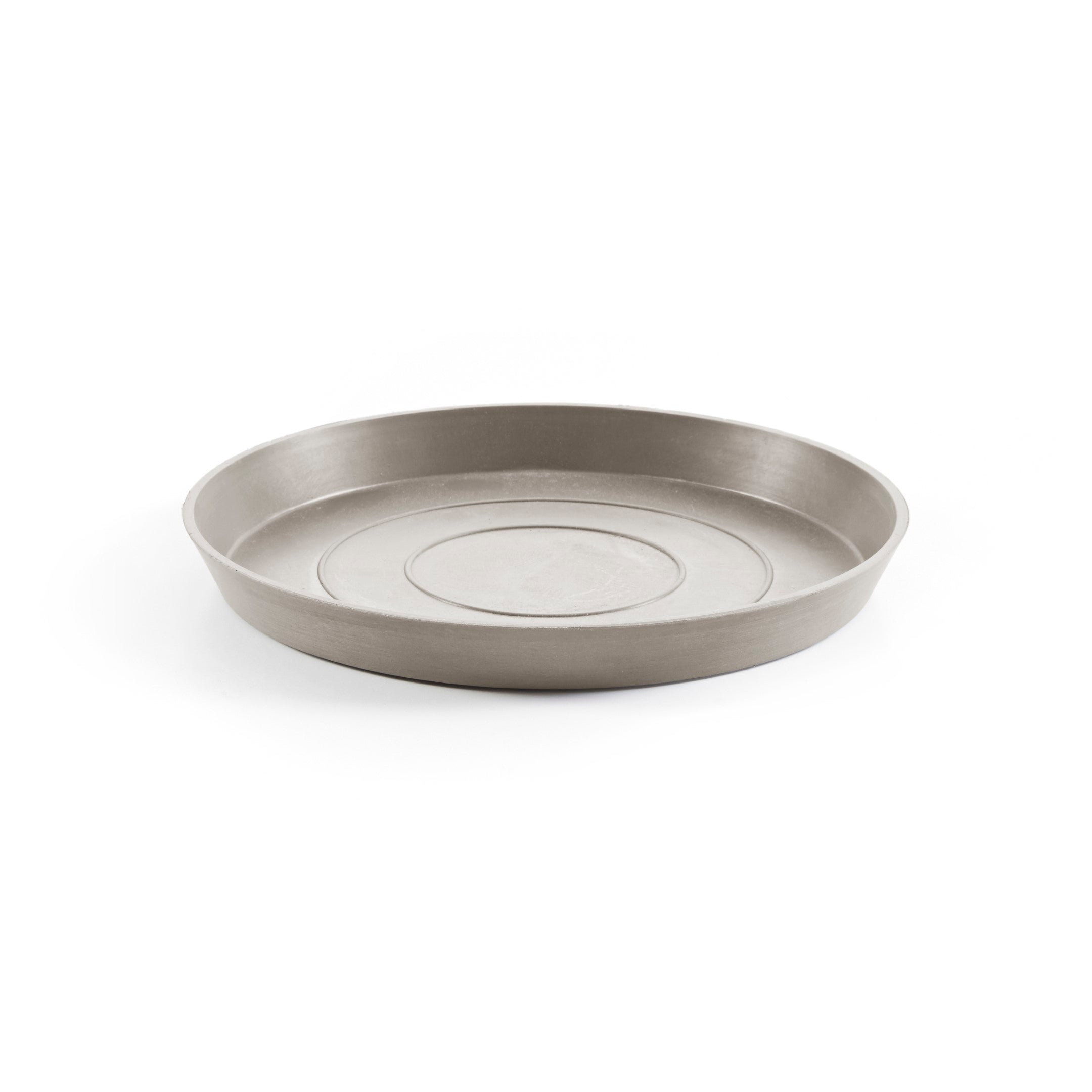 Small Round Saucer - 11.5 in x 11.5 in x 1.3 in - Taupe - Taupe,11.5 in x 11.5 in x 1.25 in