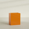 Darwin Large Rectangle Fiberglass Planter - 36 in x 24 in x 42 in - Gloss Tangerine - Gloss Tangerine,36 in x 24 in x 42 in
