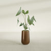 Tall Hayden Medium Round Fiberglass Planter - 18 in x 18 in x 29 in - Metallic Bronze - Metallic Bronze,18 in x 18 in x 29 in