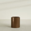 Rio Grande Medium Round Fiberglass Planter - 18 in x 18 in x 20 in - Metallic Bronze - Metallic Bronze,18 in x 18 in x 20 in