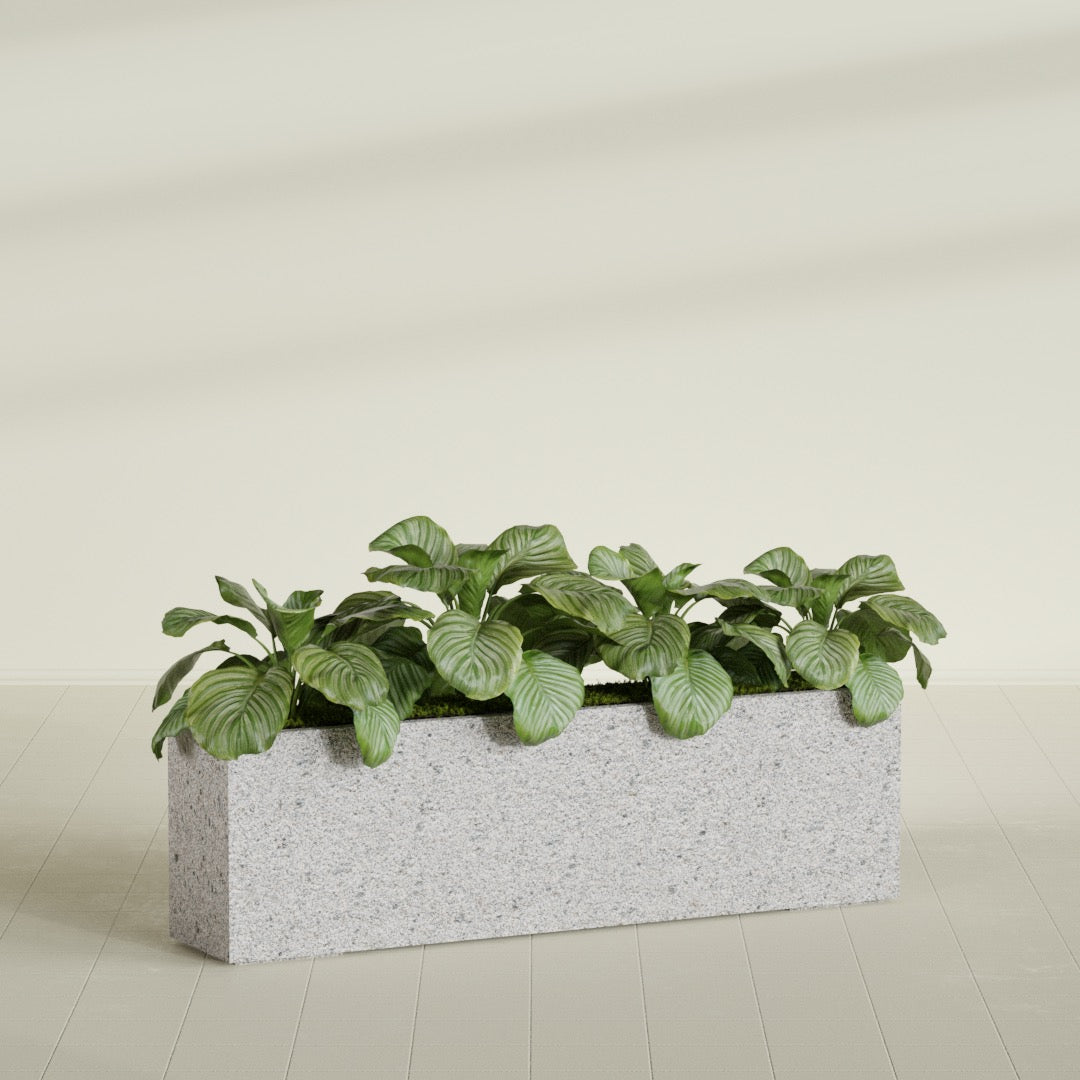 12"-Wide Rectangle - 60in x 12in x 18in - StoneLight - Greystone - StoneLight - Greystone,60 in x 12 in x 18 in