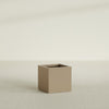 Montroy Medium Cube Square Fiberglass Planter - 24 in x 24 in x 24 in - Metallic Gold - Metallic Gold,24 in x 24 in x 24 in