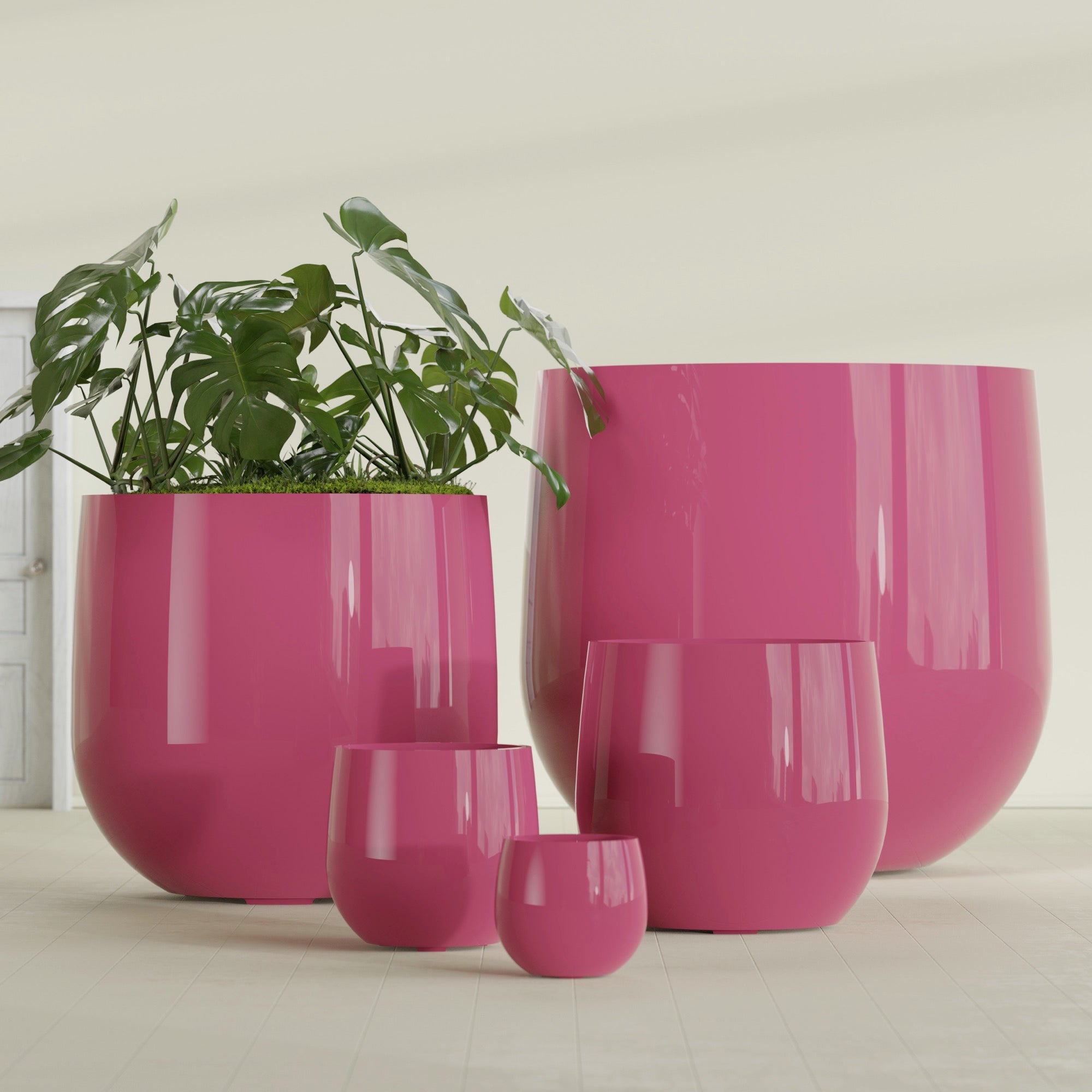 Westfield - 10in diam. x 9in - Gloss Pink Violet - Gloss Pink Violet,10 in diam. x 9 in H