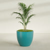 Wannsee Large Round Fiberglass Planter - 44 in x 44 in x 39 in - Satin Sea Foam - Satin Sea Foam,44 in x 44 in x 39 in